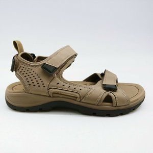 Lands End Mens Strappy Hook & Loop Sandal‎ 8D